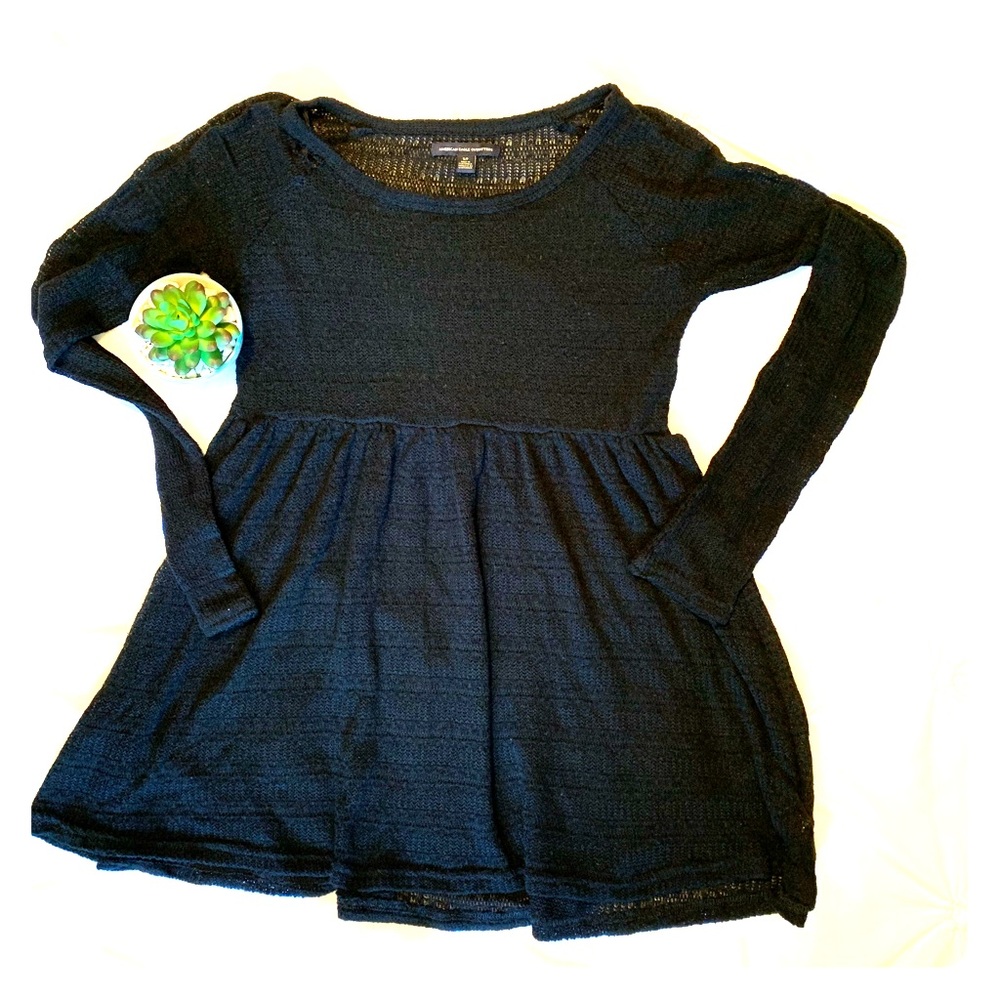 American Eagle peplum style top EUC